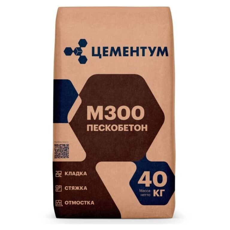 Пескобетон ЦЕМЕНТУМ М-300 40кг