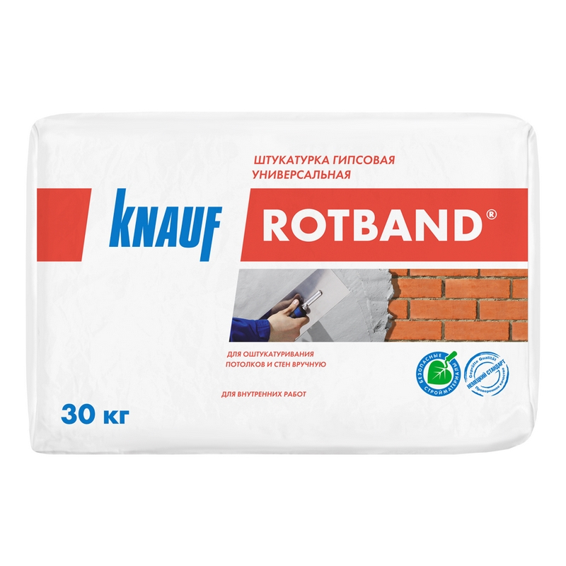 Штукатурка гипсовая Ротбанд Knauf 30 кг