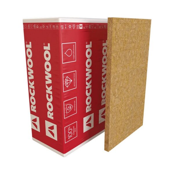 Утеплитель Rockwool Венти Баттс Оптима 1000х600х50 мм 8 шт (75 кг/м3; 0